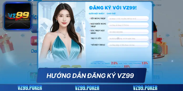 TRANG CHỦ 17 Hướng dẫn đăng ký vz99